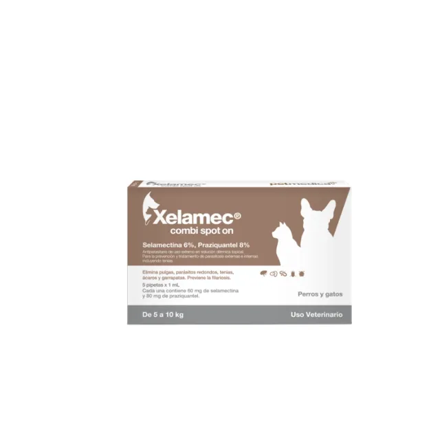 Xelamec Combi Spot On Pipeta X 1 Ml (De 5 A 10Kg)