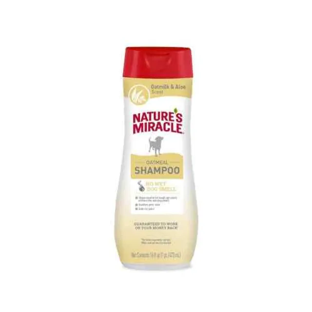 NM Oatmeal Odor Control Shampoo, Oatmilk Aloe Scent, 473ml