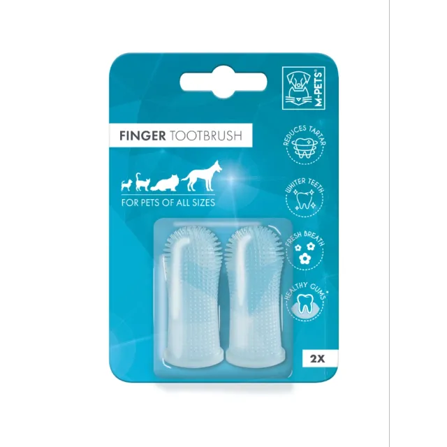 Mpets Cepillo Dental Forma Dedal 2 Und