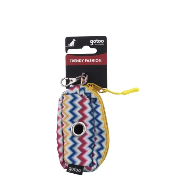 Gotoo! Dispensador De Bolsas Trendy Multicolor Zig-Zag