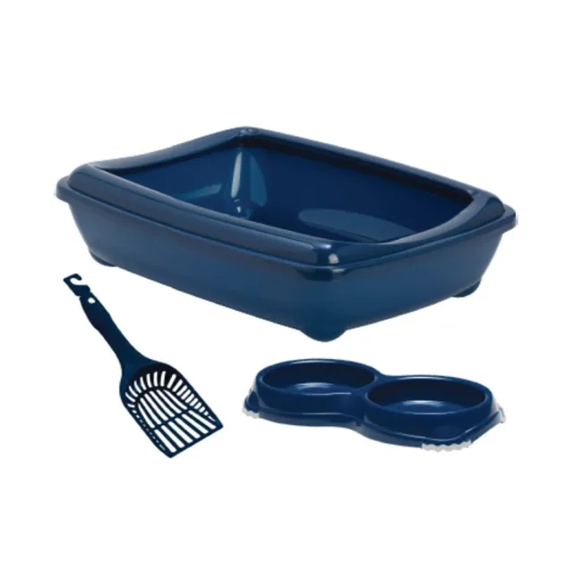 Nice Care Kit Azul Para Gatos