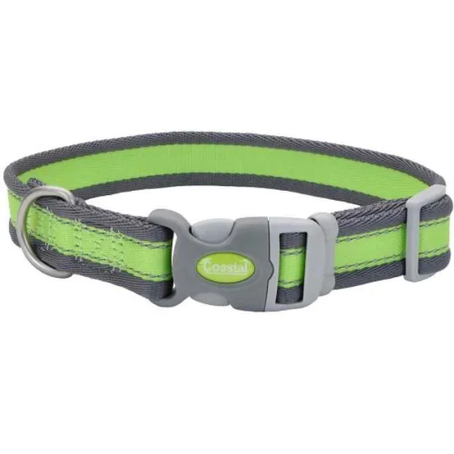 Coastal Collar Ajustable y reflectivo 2.54cm Ancho x 35 50cm Largo