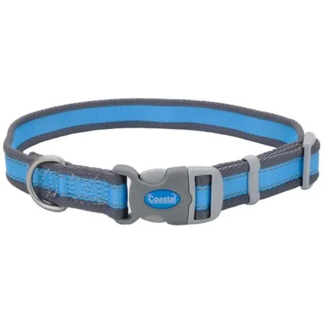 Coastal Collar Ajustable y reflectivo 1.90cm Ancho x 25 35cm Largo