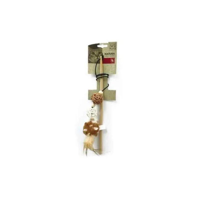 Natura varita para gato 3 balls 35cm