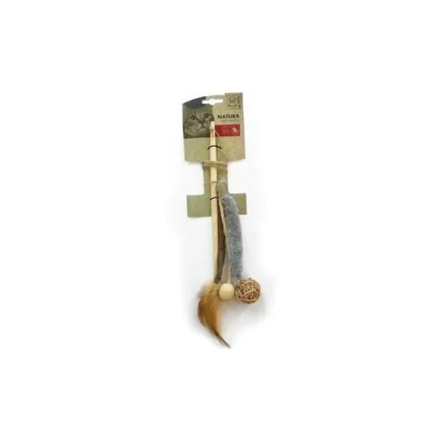Natura varita para gato trio 35cm