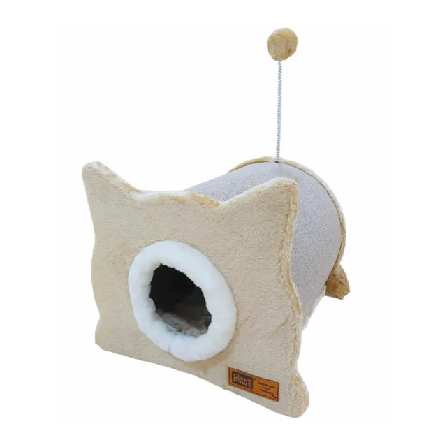 Claws & paws rascador cueva gato (40x41x35 cms)