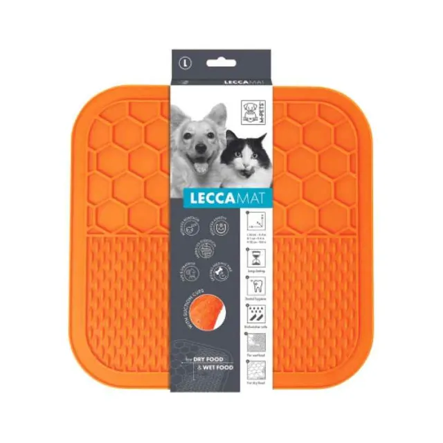 Plato interactivo lecca mat naranja Anti Ansiedad Talla L