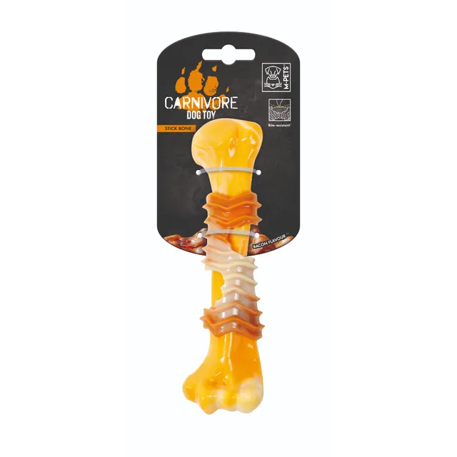 Carnivore Juguete Stick Hueso Aroma Tocino 17.8 X 4.9 X 4 Cm