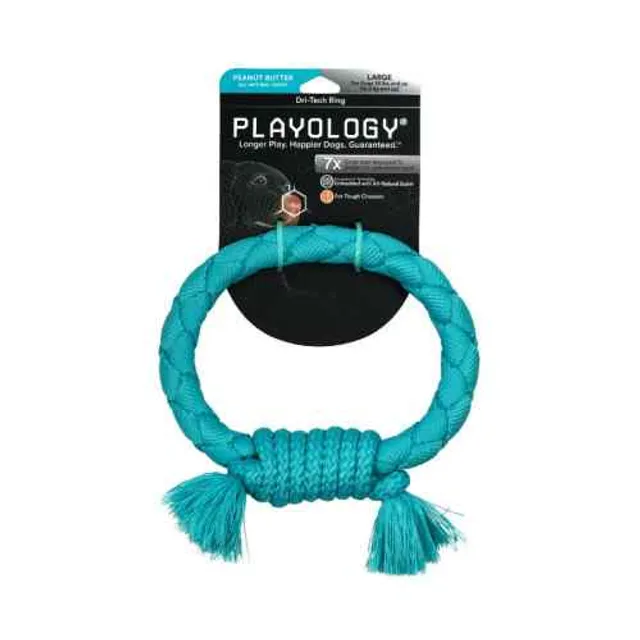 Playology Dri Tech Anillo De Soga Sabor Mantequilla De Mani L