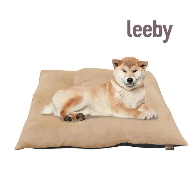 Leeby Cojín Acolchado Beige para perros Talla XL