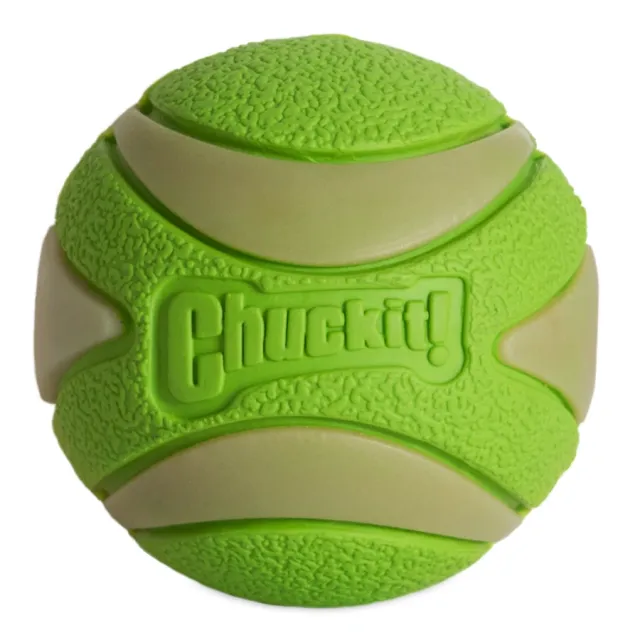 Chuckit! Max Glow Ultra Squeakerball Md 1Pk