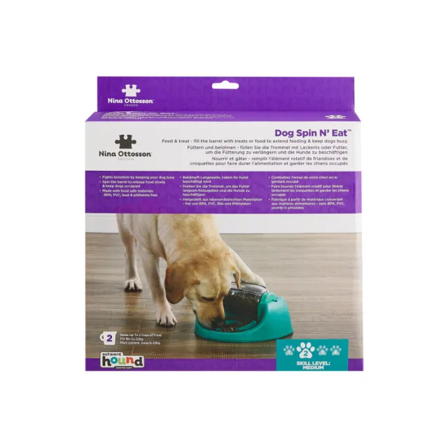Nina Ottosson Dog Spin N' Eat Grn