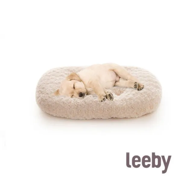 Leeby almohadilla blanca suave para cachorros Talla M