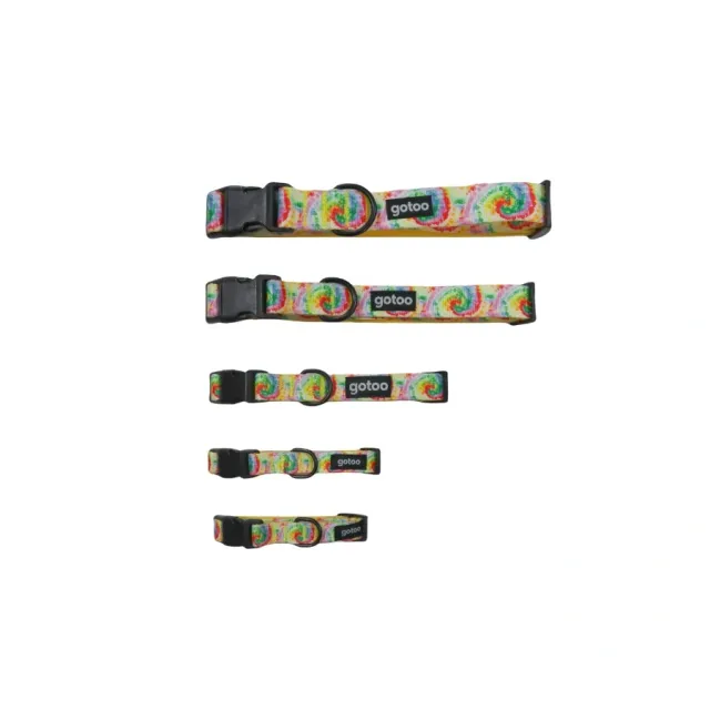 Gotoo! Collar Funny Fashhion Tie Die Amarillo Talla XS