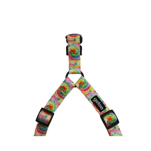 Gotoo! Arnés Funny Fashhion Tie Die Amarillo Talla S