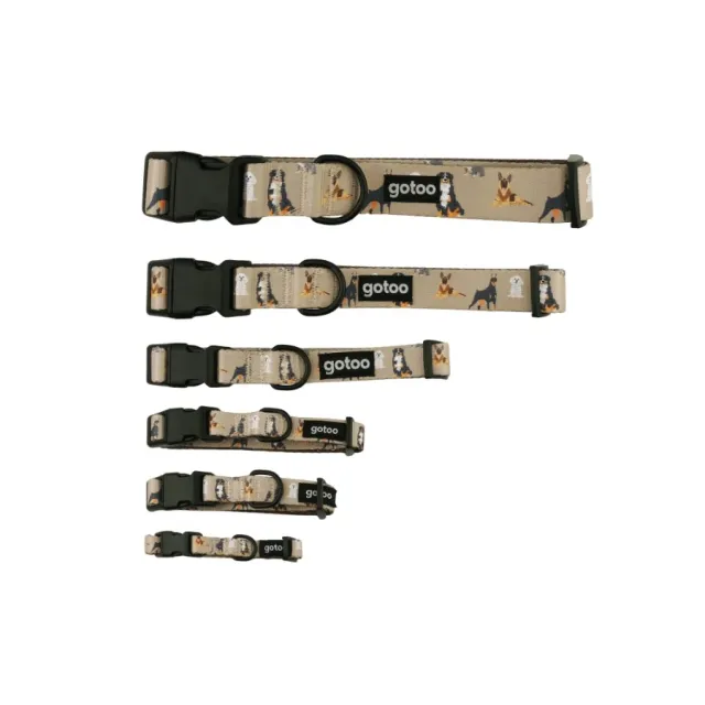 Gotoo! Collar Funny Fashhion Perro Marrón Talla S