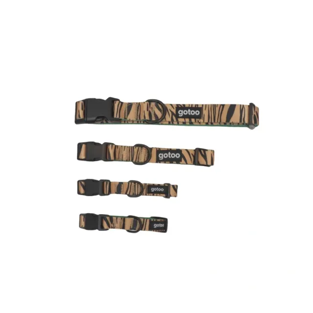 Gotoo! Collar Funny Fashhion Tigre Marrón Talla M