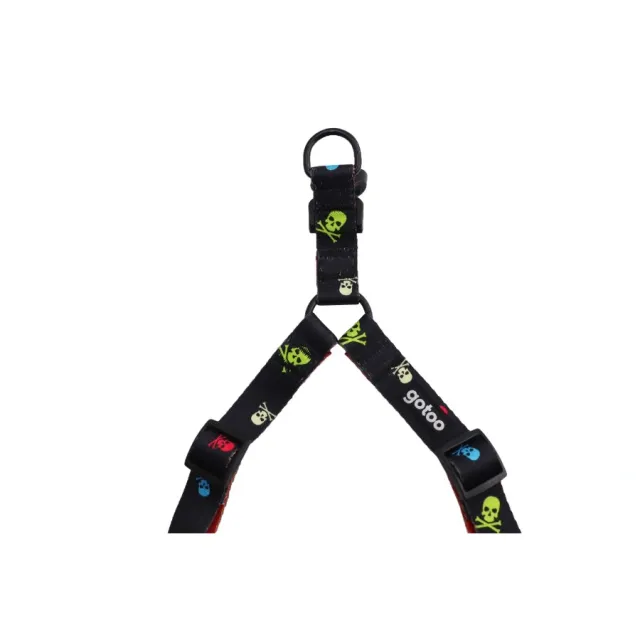 Gotoo! Arnés Funny Fashhion Calaveras De Colores Talla XS