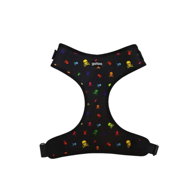 Gotoo! Pechera Funny Fashhion Calaveras De Colores Talla XS