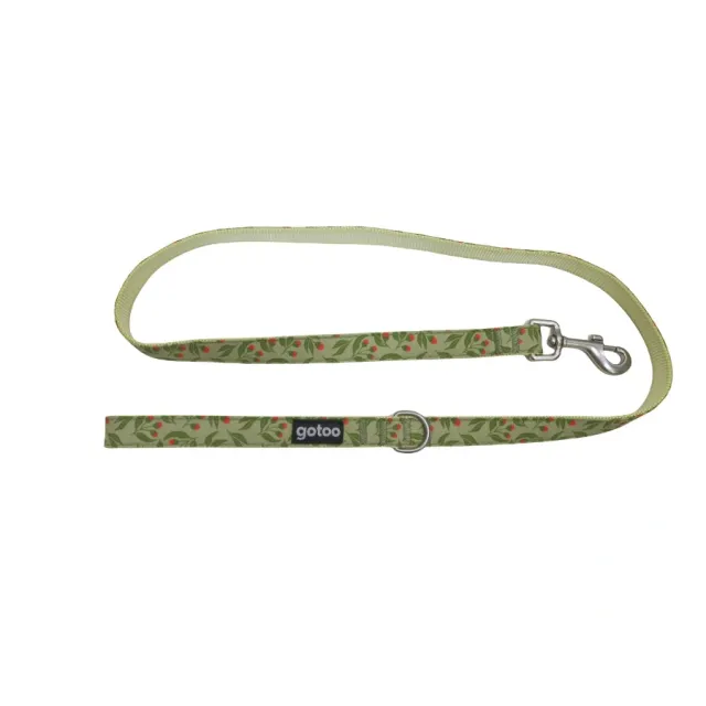 Gotoo! Correa Trendy Verde Floreada Mediana