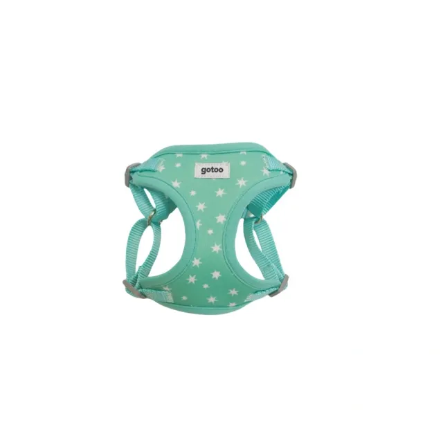 Gotoo! Arnés Para Perros Estrellas Verde Menta Talla XS
