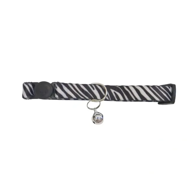 Gotoo! Collar Para Gato Estampado De Cebra 1*20-30Cm