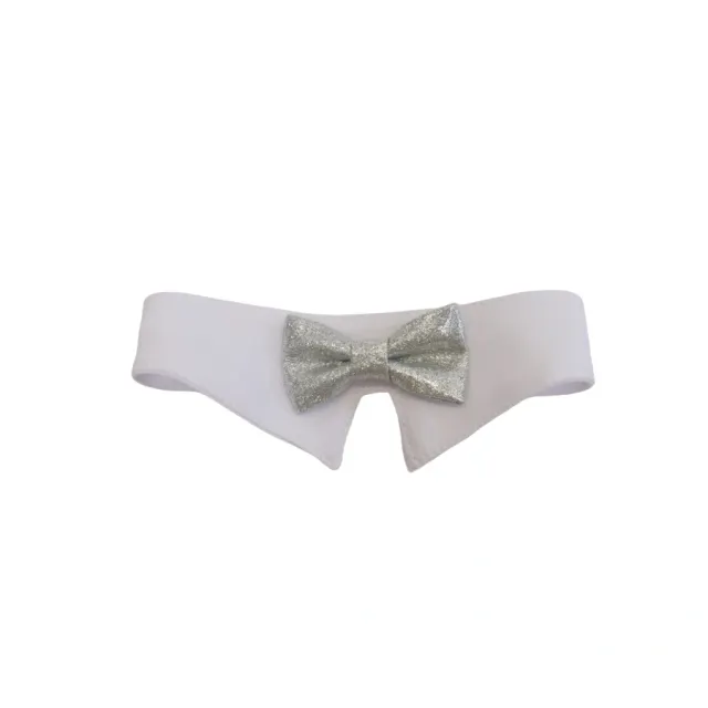Gotoo! Corbata Michi Plateada Para Gato