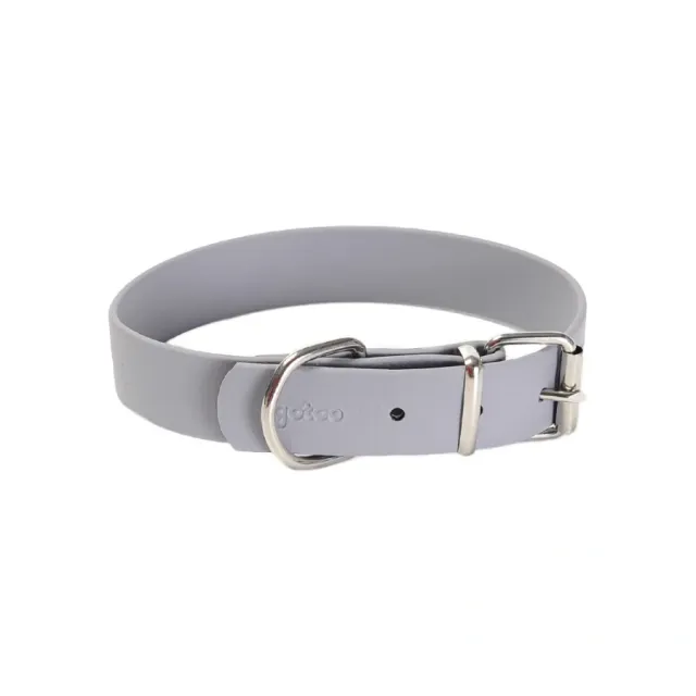 Gotoo! Collar Gris Deluxe Biothane Talla M
