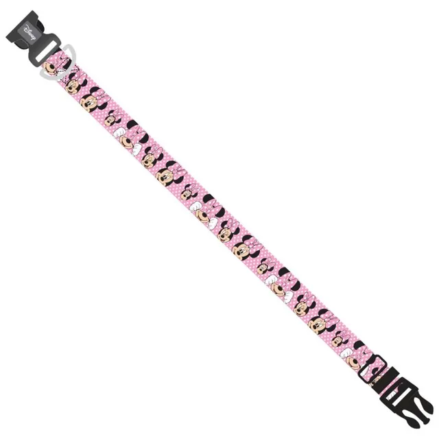 Disney Collar Minnie Dots Pink Medium