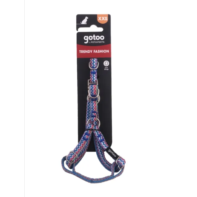 Arnés Con Estampado Zig-Zag Para Perros