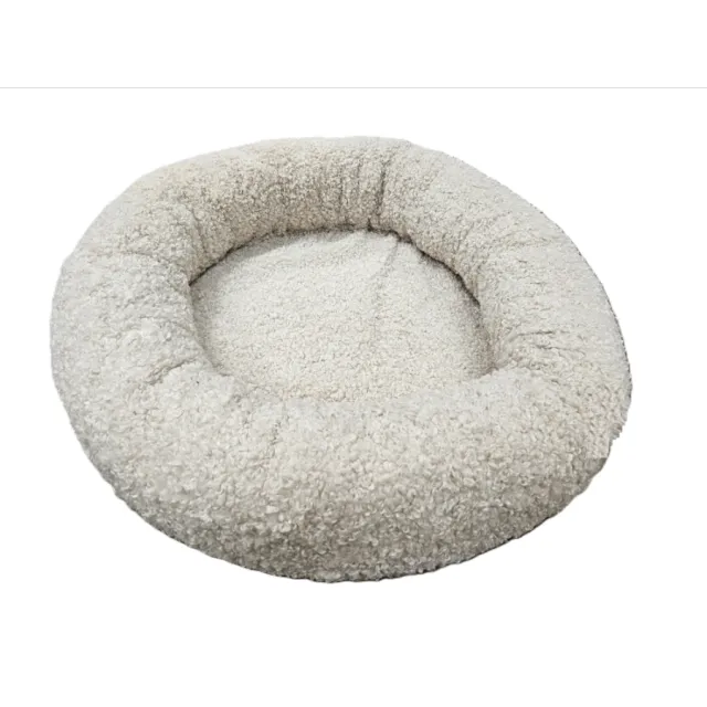 Leeby Dog Deluxe Donut Natural Boucle M
