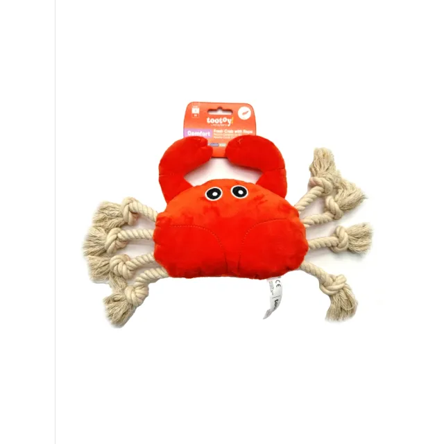 Plush Crab With Rope Legs Talla S