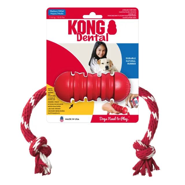 Kong Dental W/Rope Md