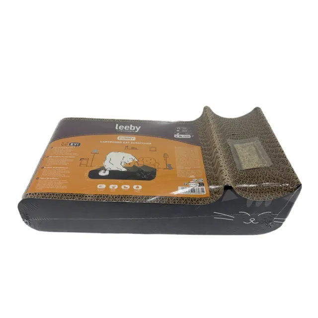 Kira Black Cat Cardboard Scratcher