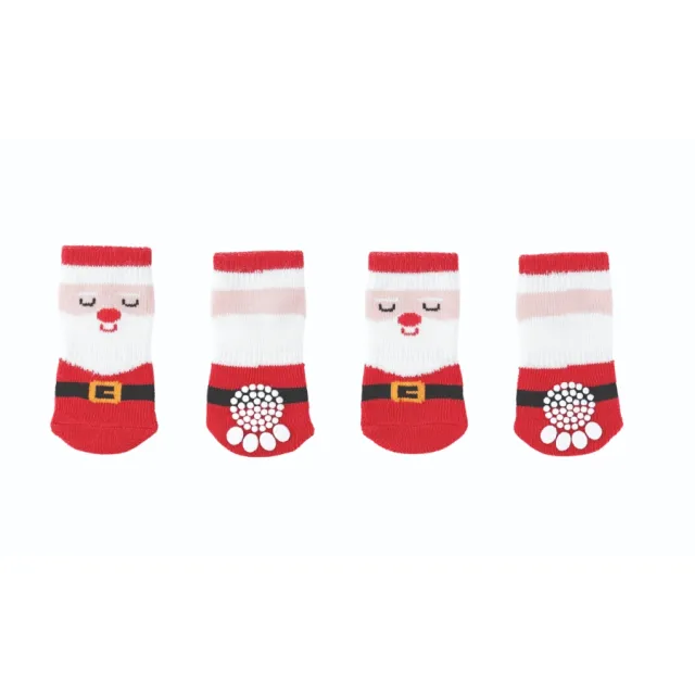 Mpets Zapatos Navidad 4Pcs Set