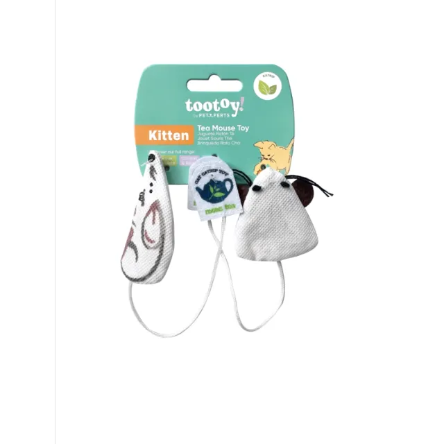 Tootoy! Kitten Tea Mouse Toy