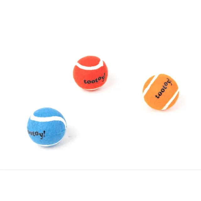 Tootoy! Chase 3 Pack Squeaker Ball Mini Launcher
