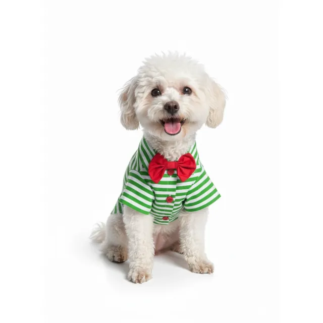 Lmb Camisa Navidad Rayas Talla 1