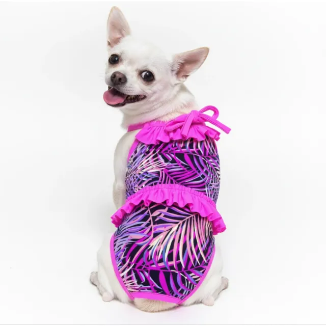 Lmb Traje De Baño Swimmer Paws Fucsia Talla 0