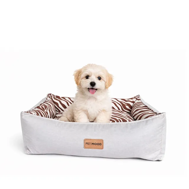 Sofacama De Verano Zebra Beige Talla S