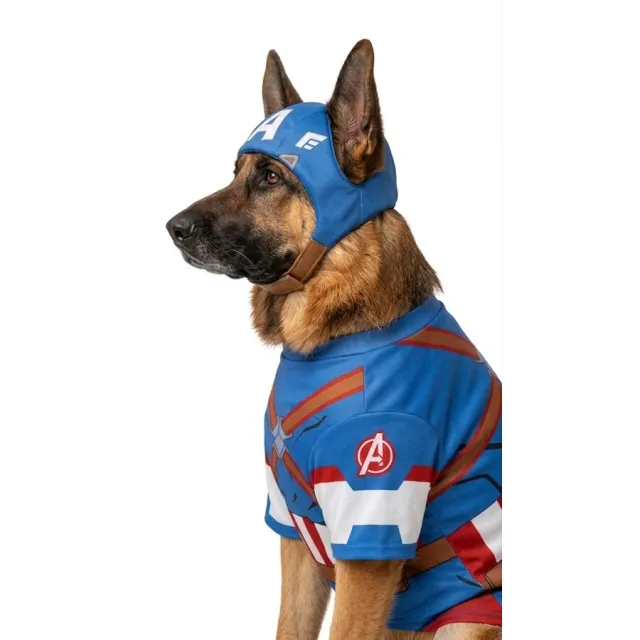Disfraz Pets Avengers Cap America Talla 4