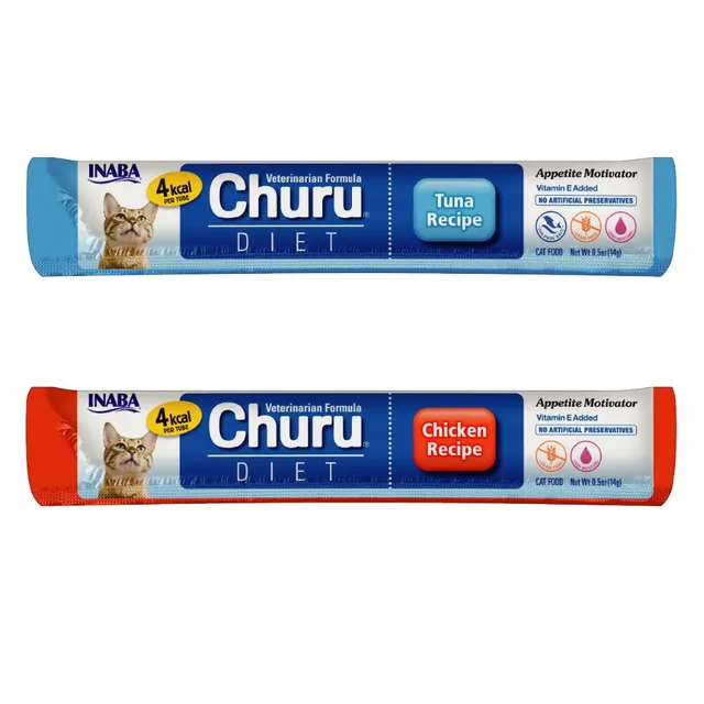 Churu Vet Diet Atún y Pollo (Venta por unidad, Sabor aleatorio)