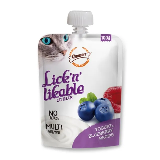 Gnawlers Lick’N’Likable Yogurt & Arándanos 100Gr