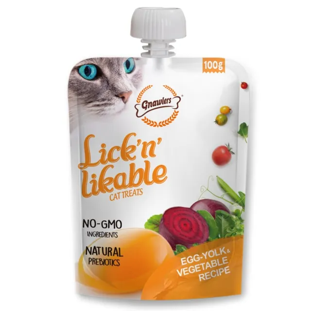 Gnawlers Lick’N’Likable Yema & Vegetales100Gr