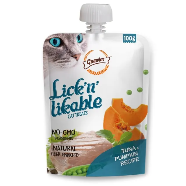 Gnawlers Lick’N’Likable Atún & Zapallo 100Gr