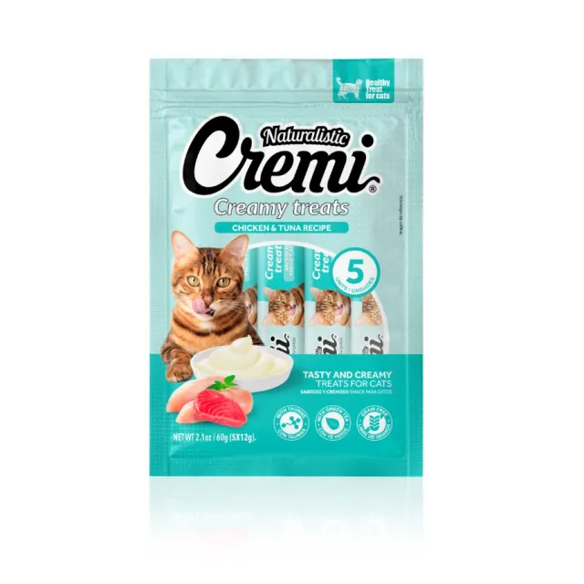 Naturalistic Cremi Receta De Pollo Y Atún (5 Unidades)