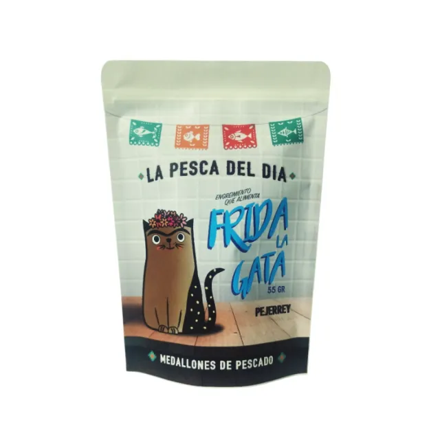 Frida la gata medallones de pescado: pejerrey 55GR