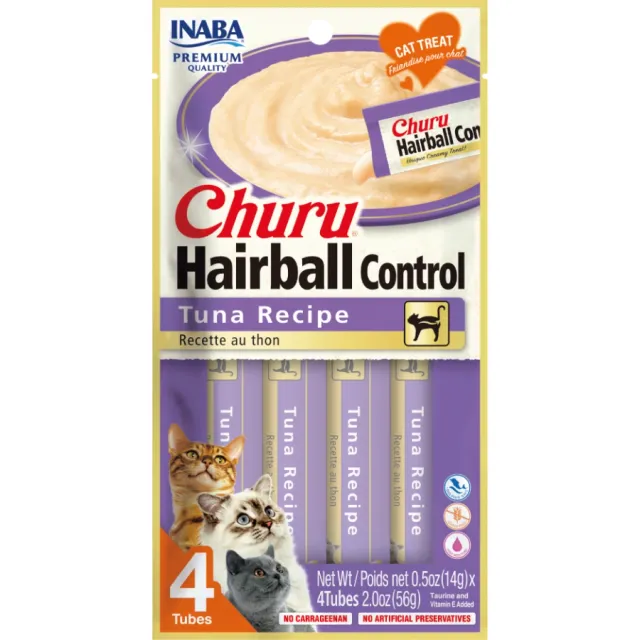 Churu Control De Bola De Pelos Atún 4 Unidades