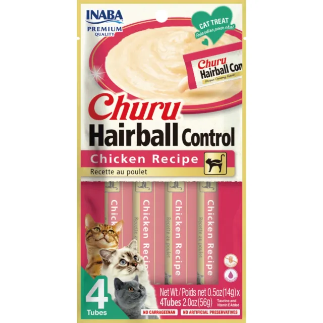 Churu Control De Bola De Pelos Pollo 4 Unidades