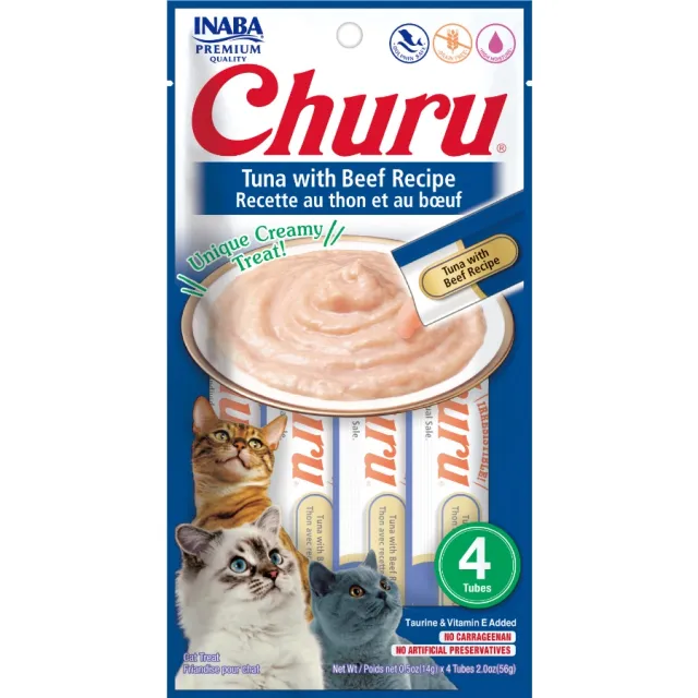 Churu Gato Atun Y Carne 4Und